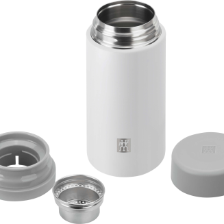 Pojemnik termiczny z zaparzaczem do herbaty i owoców Zwilling Thermo - Biały, 420 ml | BESTSELLER - 5