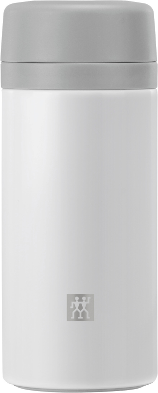 Pojemnik termiczny z zaparzaczem do herbaty i owoców Zwilling Thermo - Biały, 420 ml | BESTSELLER