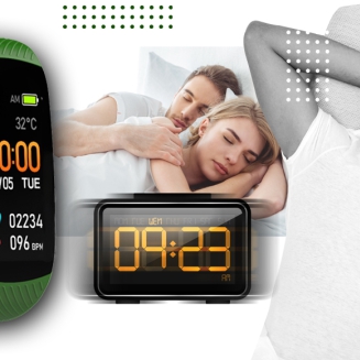 Smartwatch GIEWONT Czarno Zielony 2 Paski GW200-5 - 7