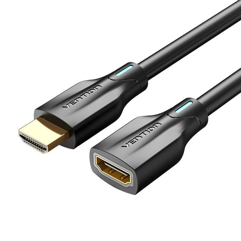 Kabel VENTION AHBBG HDMI 2.1 przedłużający 1.5m (czarny)