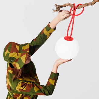 Lampa ogrodowa Fatboy Bolleke Red - 9