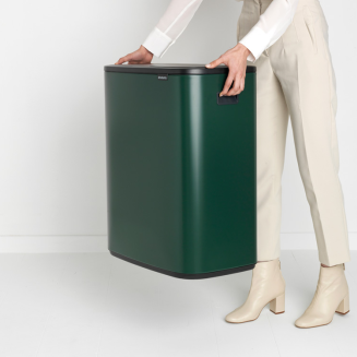 Kosz Brabantia Bo Touch Bin 2x30l zielony - 11