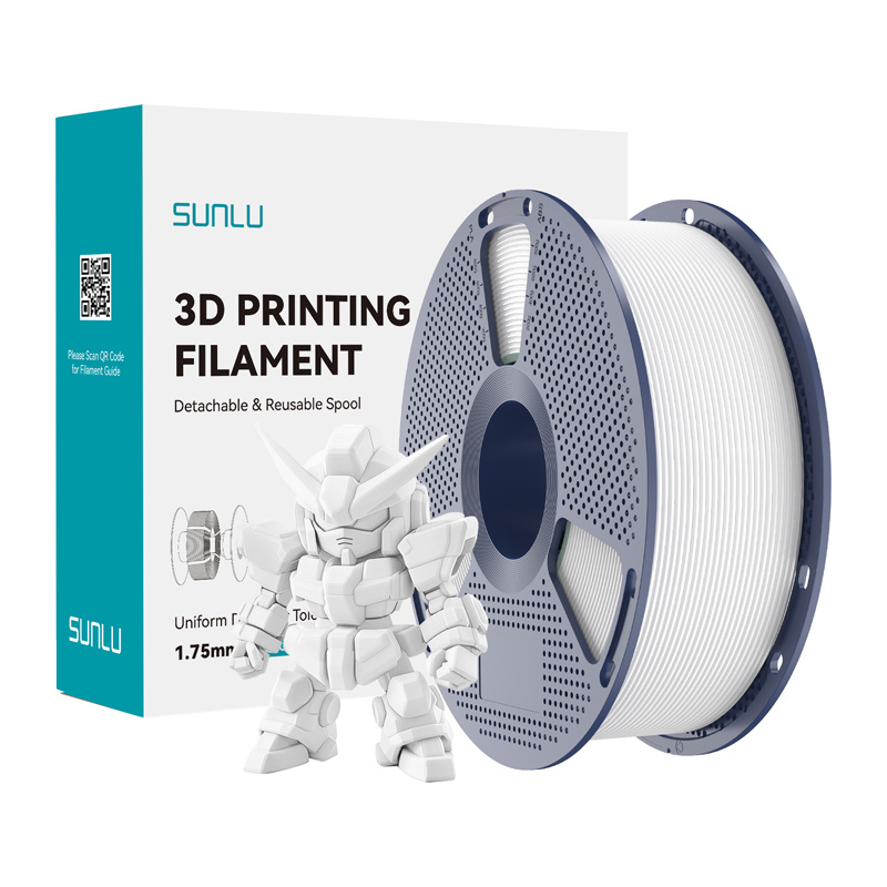  Sunlu PLA+ 2.0 Filament (White)