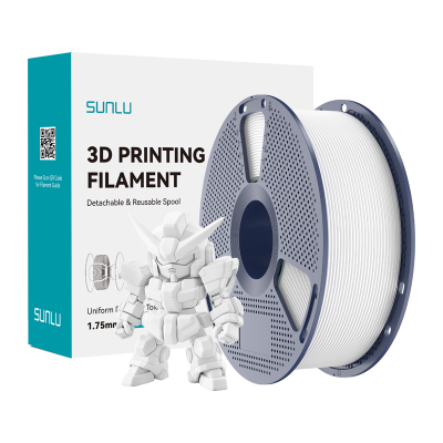  Sunlu PLA+ 2.0 Filament (White)