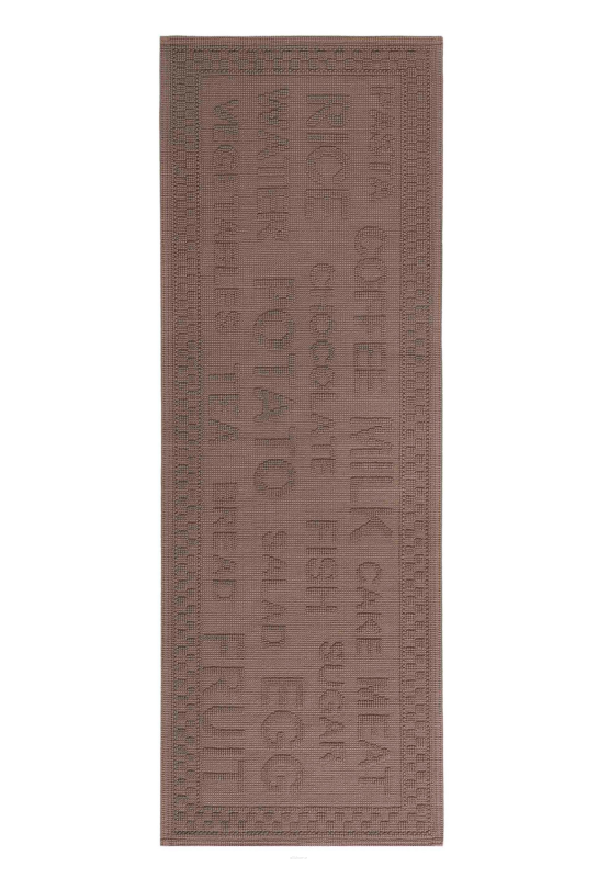 Dywanik kuchenny Sorema Grocery Taupe 55x150 cm