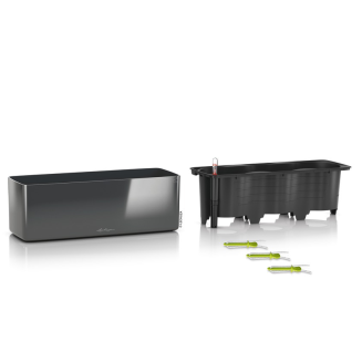 Donica Lechuza Cube Glossy Triple antracyt połysk - 5