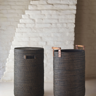 Kosz na pranie z pokrywą Aquanova Cino Pecan 64 l - 4