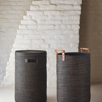 Kosz na pranie z pokrywą Aquanova Cino Pecan - 4