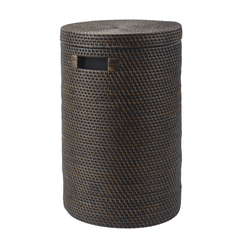 Kosz na pranie z pokrywą Aquanova Cino Pecan 64 l