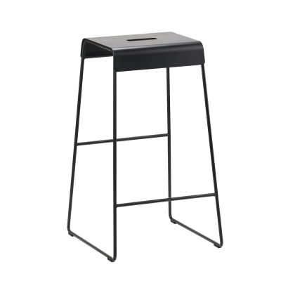 Hoker stalowy Zone Denmark A-Stool Black 65 cm