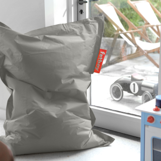 Pufa dla dzieci Fatboy Junior Nylon Silver 130x100 cm - 6