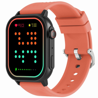 Smartwatch Gravity GT15-3 Czerwony Pasek Silikonowy + Czarna Bransoleta - 3