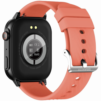 Smartwatch Gravity GT15-3 Czerwony Pasek Silikonowy + Czarna Bransoleta - 8