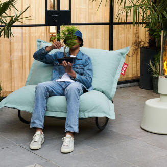 Pufa Fatboy The Original Outdoor Seafoam 180x140 cm - 7