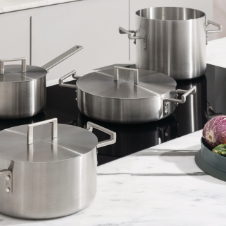 Pokrywa z drewna cyprysowego Alessi Convivio Ø 20 cm - 3