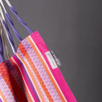 Fotel hamakowy ze stojakiem La Siesta Fiji Organic Flamingo Comfort - 6