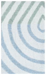 Obrus-narzuta Lapuan Kankurit Metsalampi green-rainy blue150x260 cm