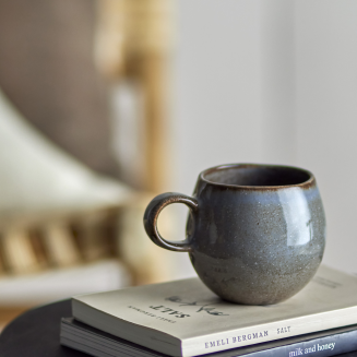 Zestaw porcelany śniadaniowy Bloomingville Sandrine Grey 12 szt. - 5