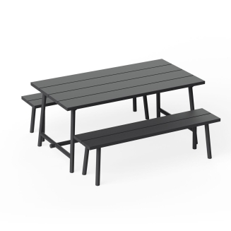 Stół ogrodowy Fatboy Fred's Table Medium Anthracite 170x90x76 cm - 11