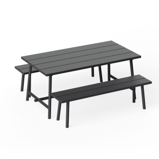 Stół ogrodowy Fatboy Fred's Table Medium Anthracite 170x90x76 cm - 11