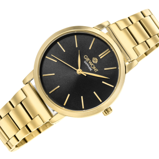 Zegarek Damski Giewont Sapphire Złoto Czarny GW2360-B3 - 3