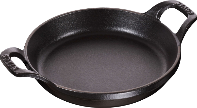 Okrągłe naczynie do pieczenia i zapiekania Staub - Czarny, 750 ml | JESIENNA PROMOCJA