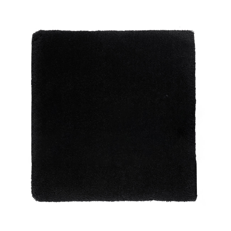  Aquanova Mauro Black bathroom rug 60x60 cm