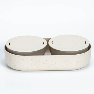 Kiełkownica Urbalive Microgreens + pojemnik ECO beżowy 30x16 cm - 3