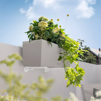Uchwyt na murek balkonowy Lechuza BALCONERA WALL biały - 3