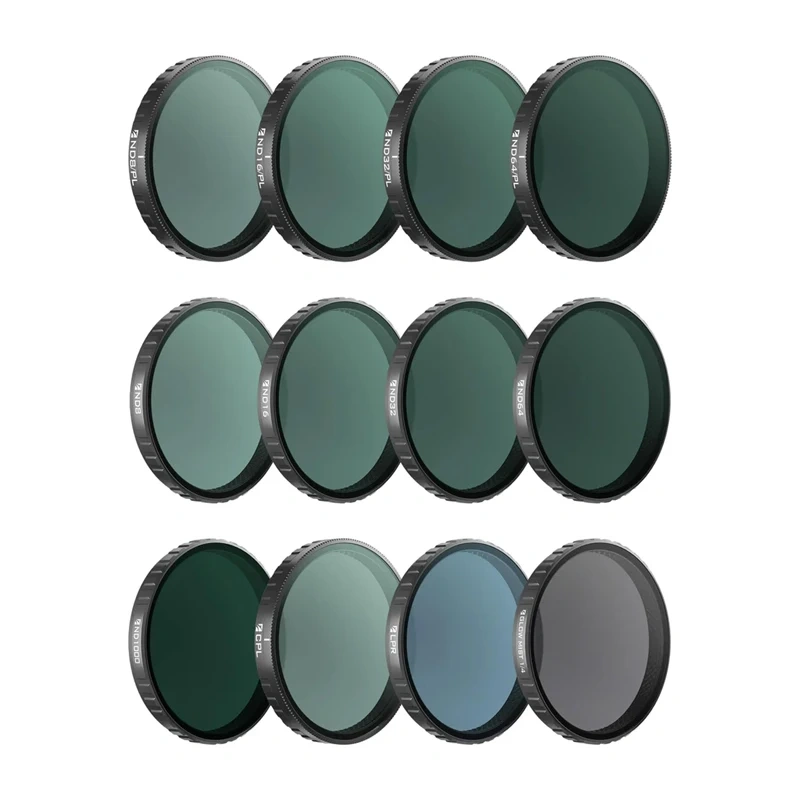 Freewell Zestaw filtrów do OSMO Action 6 – Mega Kit – pakiet 12 szt.