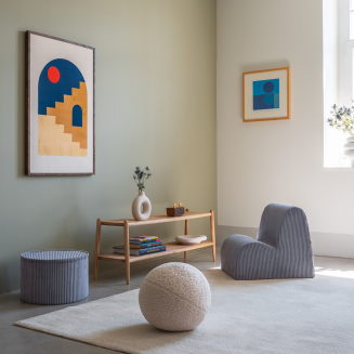 Pufa dziecięca Wigiwama Pouffe Blueberry Blue - 4