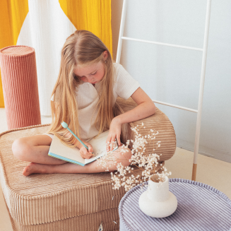 Pufa dziecięca Wigiwama Pouffe Blueberry Blue - 2