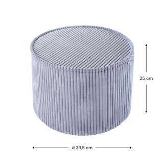  Wigiwama Pouffe Blueberry Blue Children's Pouffe - 6