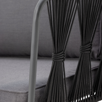 Sofa ogrodowa Bloomingville Pavone Black - 6