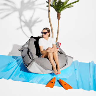 Pufa pływająca Fatboy Floatzac Rock Grey 180x134 cm | BESTSELLER | SZYBKA WYSYŁKA 24H - 9