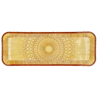 Talerz do serwowania Bitz Kusintha Amber 38x14 cm - 2
