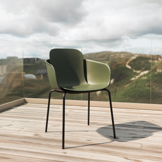 Krzesło ogrodowe SACKit Chair No. One S2 Olive | Black - 6