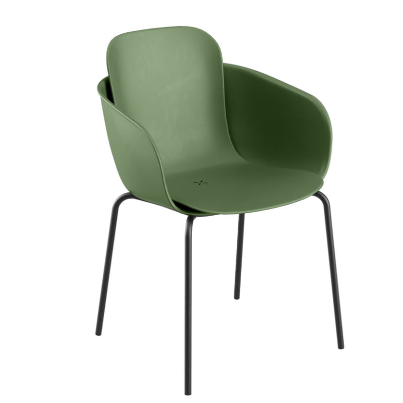 Krzesło ogrodowe SACKit Chair No. One S2 Olive | Black