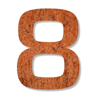 Numer na dom Keilbach Iron Number "8" 24 cm
