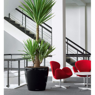 Donica Lechuza Classico Premium 60 | 70 srebrny metallic - 8