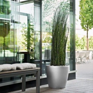Donica Lechuza Classico Premium 60 | 70 srebrny metallic - 6