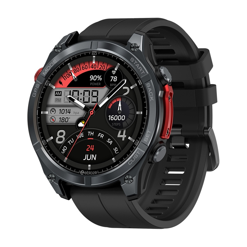 Smartwatch ZEBLAZE Stratos 4 (czarny)