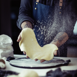 Gładki kamień do pieczenia pizzy Emile Henry czarny - 3