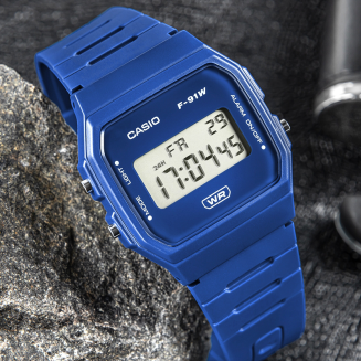 Zegarek CASIO Unisex F-91WB-2A1EF + BOX - 5