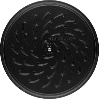 Głęboka patelnia do duszenia z pokrywą Staub Chistera 24 cm black - 6
