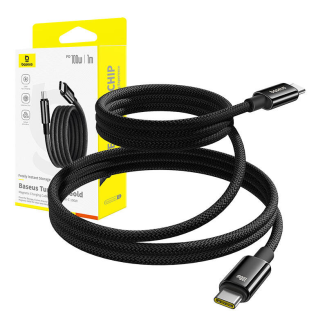 BASEUS Tungsten Gold USB-C-USB-C Cable 1m (Black) - 5