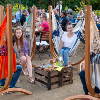  La Siesta Udine Outdoor Toucan hammock chair with stand - 12