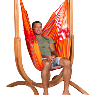 Fotel hamakowy ze stojakiem La Siesta Udine Outdoor Toucan Comfort - 2