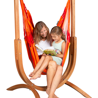  La Siesta Udine Outdoor Toucan hammock chair with stand - 3