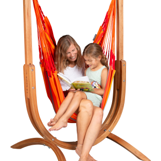 Fotel hamakowy ze stojakiem La Siesta Udine Outdoor Toucan Comfort - 3
